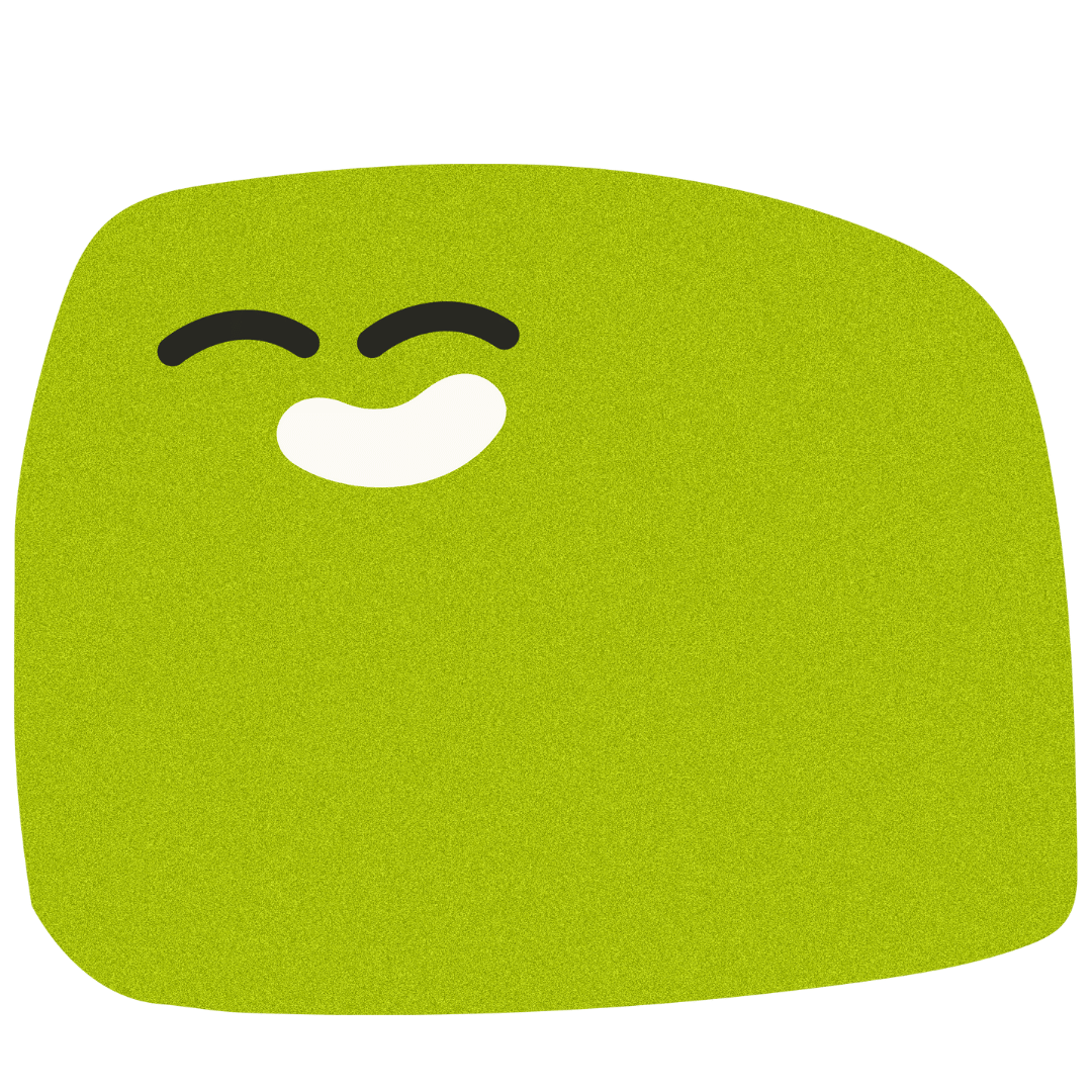 Mascotte verte de Teedum Mobilier Montessori