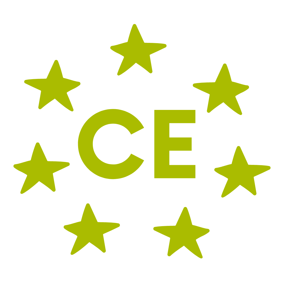 Logo CE vert pour les produits Teedum