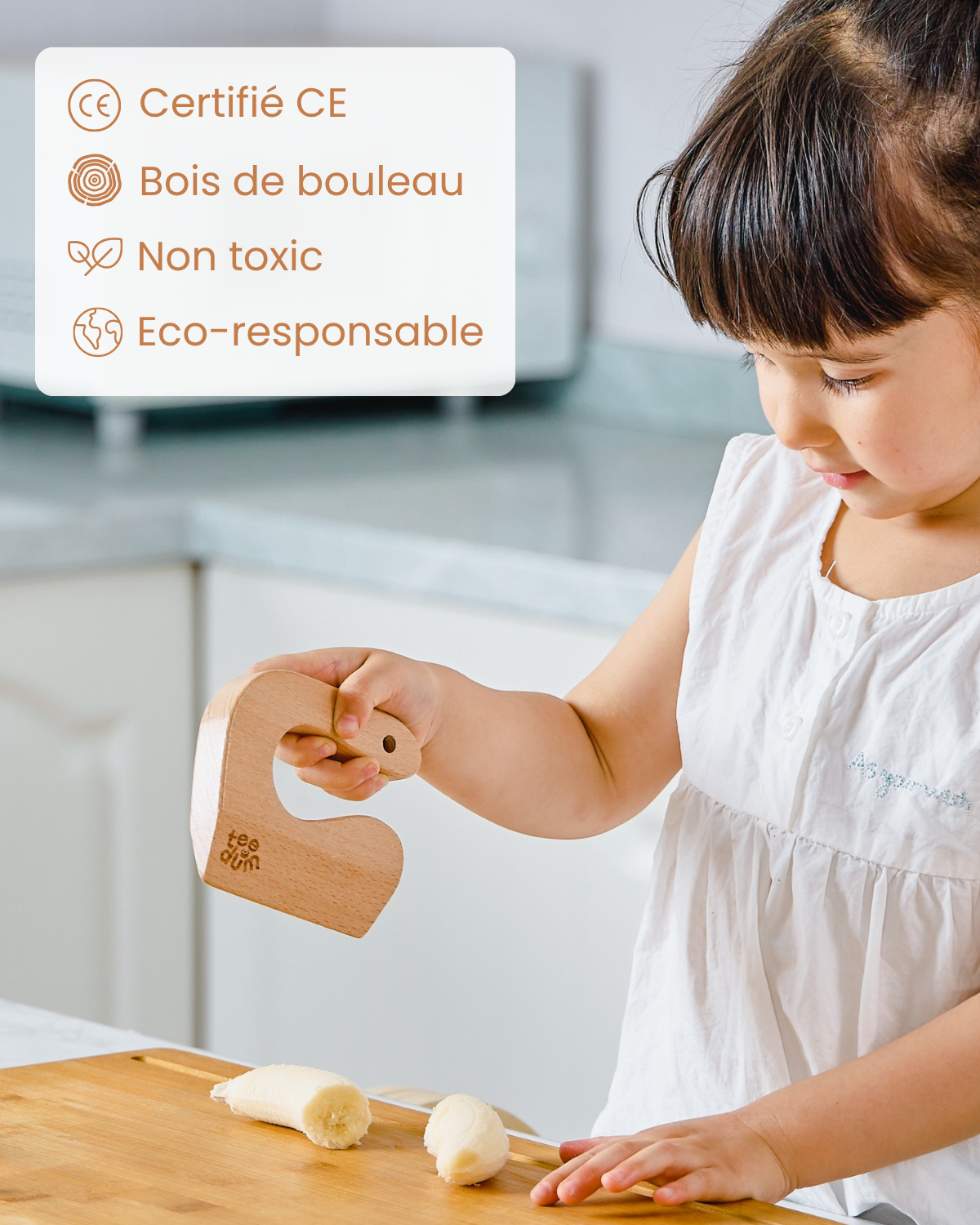 Couteau en bois pour enfant