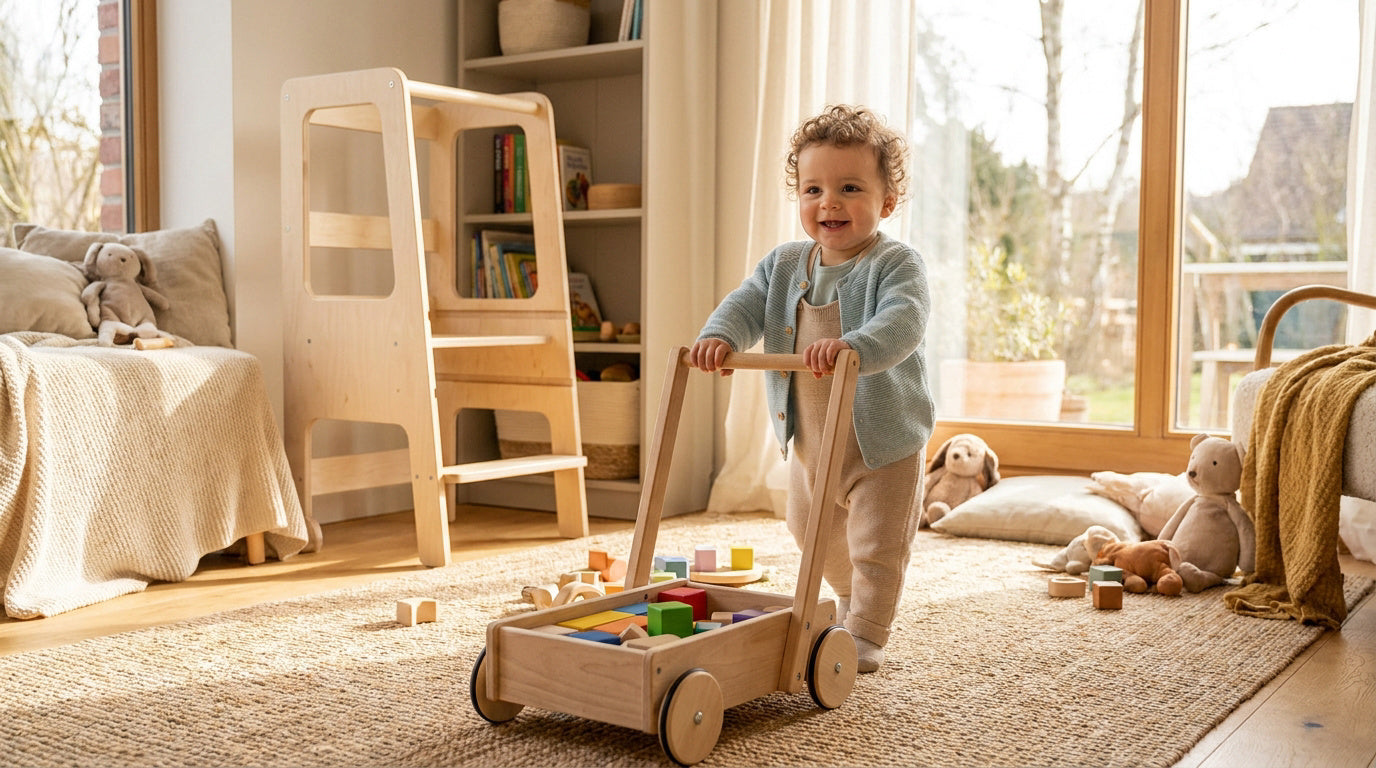 Cadeau original en bois pour un bébé d'un an