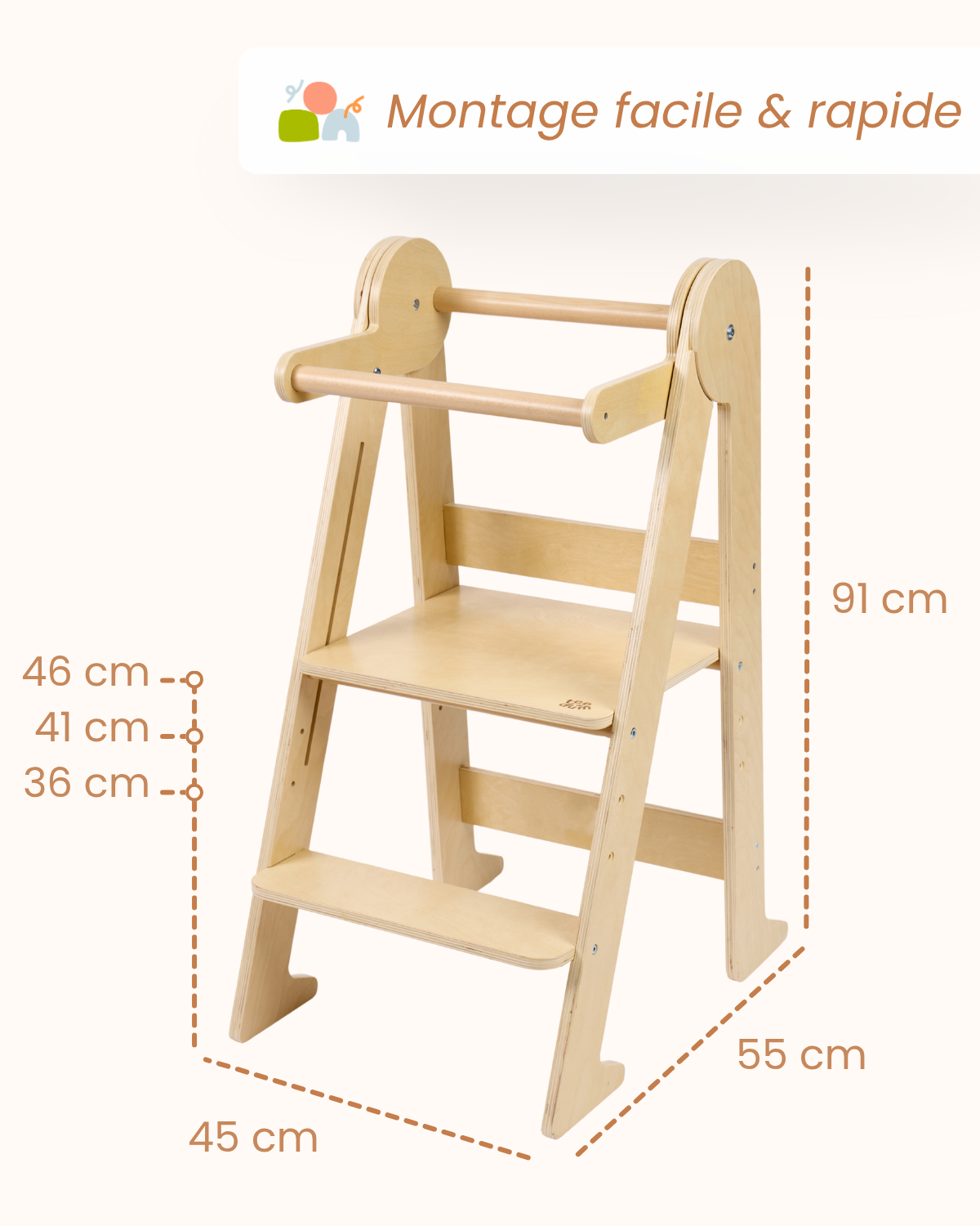 Tour Montessori pliable