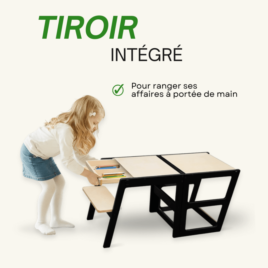 Tour Montessori Tiroir intégré