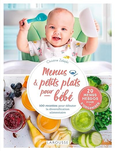 menus et petits plats pour bébé