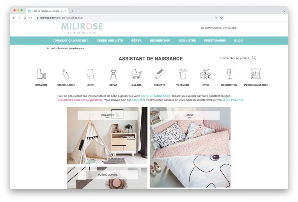 Découvrez Milirose : la plateforme incontournable pour vos listes de naissance personnalisées