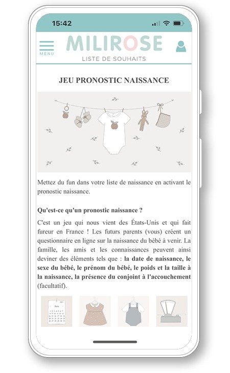 Organisez vos évènements de naissance avec Milirose